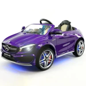 2020 Mercedes Benz CLA 12V Ride On Car for Kids w/ Remote Control, | Kids Car to Ride Licensed Kid Car to Drive - Dining Table, Leather Seat, Openable Doors, LED Lights