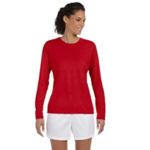 Gildan Ladies' PerformanceÂ® Ladies' 5 oz. Long-Sleeve T-Shirt