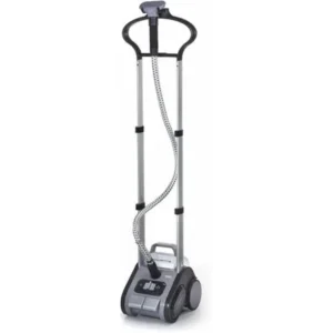 Refurbished Rowenta Precision Valet Commercial Full-Size Garment Steamer with Retractable Cord and Variable Steam, Grey/Purple
