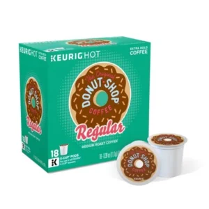 The Original Donut Shop Regular Keurig Single-Serve K-Cup Pods, Medium Roast Coffee, 18 Count