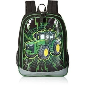 john deere boys' backpack, black