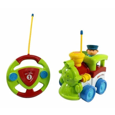 Cartoon R/C Train Car Car Radio Control Toy for Toddlers