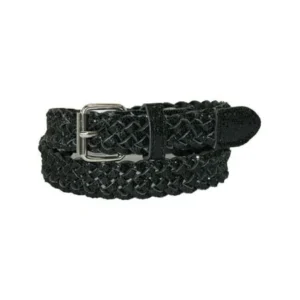 Girl's Metallic Braided Belt