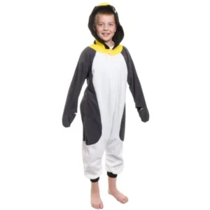 SILVER LILLY NEW Kids Penguin Plush One Piece Costume Pajamas