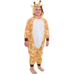 SILVER LILLY NEW Kids Giraffe Plush One Piece Costume Pajamas