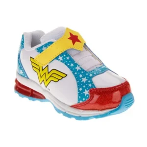 Wonder Woman Toddler Girls' Glitter Athletic Sneakers