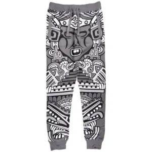 Imperious Tribal Jogger Pants Sweatpants Mens Grey