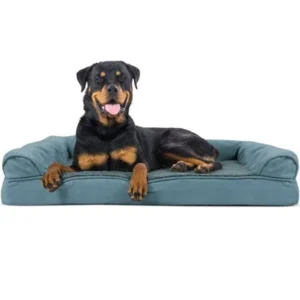 FurHaven Pet Dog Bed | Orthopedic Ultra Plush Sofa-Style Couch Pet Bed for Dogs & Cats, Deep Pool, Jumbo