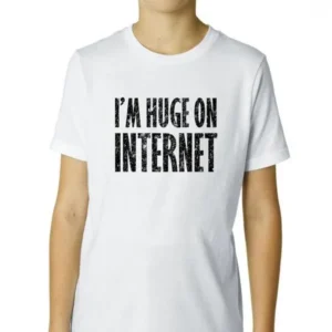 I'm Huge On Internet Big Deal Boy's Cotton Youth T-Shirt