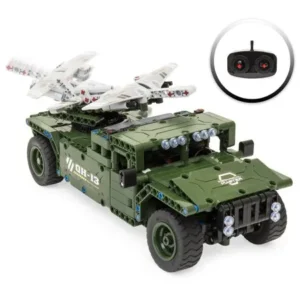 Best Choice Products 453-Piece Kids RC Electronic Military Tank and Airplane Building Block Brick Set Toy w/ Remote