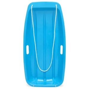 Best Choice Products 35'' Kids Snow Sled Toboggan w/ Rope (Ice Blue)