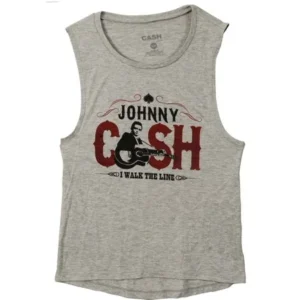 Johnny Cash Women's Cash-A Women's Tank Womens Tank Athletic Heather