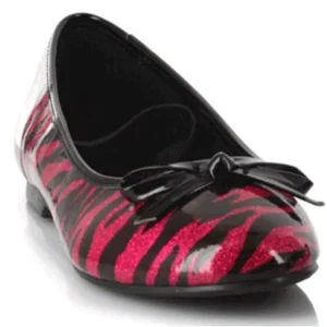 013-ZEBRA Children's Flat Heel Zebra Ballet Shoes