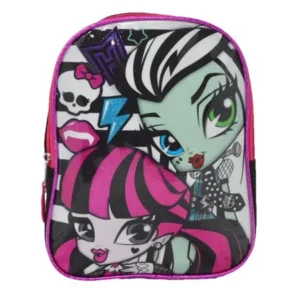 Monster High 10-inch Kids Mini School Backpack Bag - Black