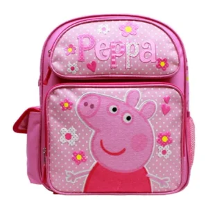 Medium Backpack - - Pink Flowers 14 School Bag New PI30306