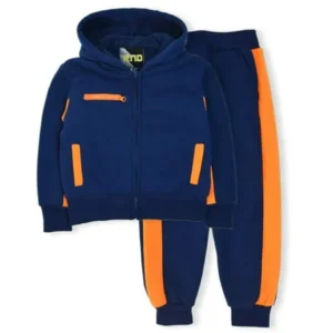 Boys' Sherpa Lined Zip Up Hoodie And Fleece Jogger Set