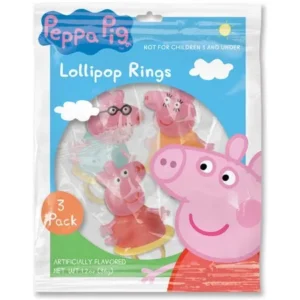 Peppa Pig Lollipop Rings, 3pk