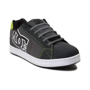 DC Net Suregrip Mens Black/Green Sneakers