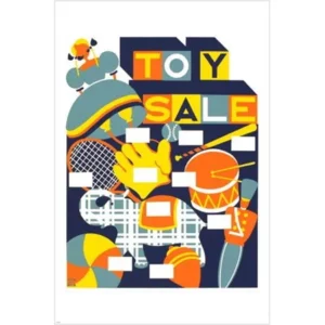 Toy Sale Wpa Vintage Arts Poster 1939 24X36 Kids' Play Things