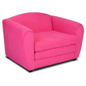 Totally Tween Chair Sleeper - Passion Pink Suede