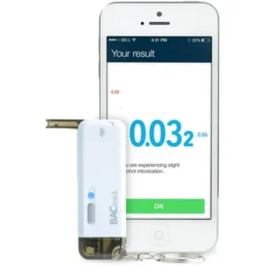 BACtrack Vio Smartphone Keychain Breathalyzer for iPhone and Android Devices