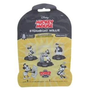 Disney Mickey Mouse Steamboat Willie Domez Blind Bag Collectible Minis - One Random