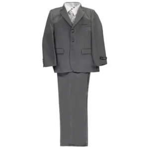 Kids World Big Boys' Husky "In Charge" 5-Piece Suit (Sizes 10H - 20H) (Big Boys Husky)