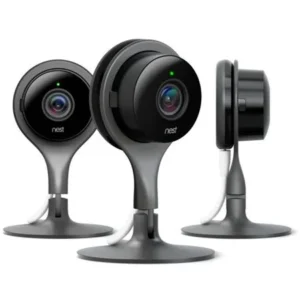 Nest Cam Indoor Security Cameras (3-Pack) - Black