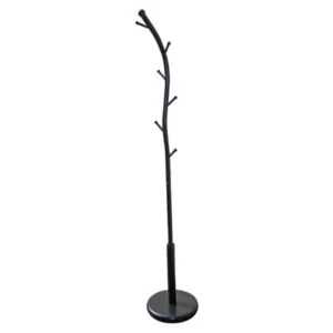 ORE International 71" Metal Coat Rack, Black