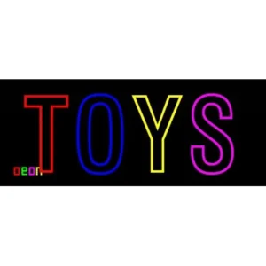 13"x32" ABC LED Signs Toys LED Neon Sign W/Remote Flashing Controller