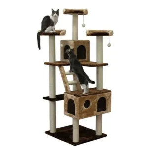 Kitty Mansions Beverly Hills 73 in. Cat Tree