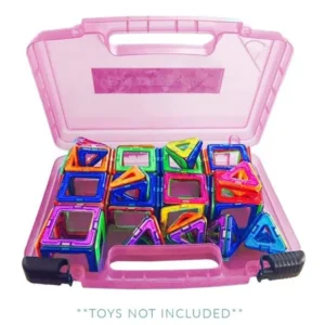 Magnetic Educational Toys Storage Organizer. Get Your Kid's Magnet Building Kits Off The Floor And Into My Magnet Box. Compatible With All Magnetic Educational Toys. Large Sturdy Case And Handle.