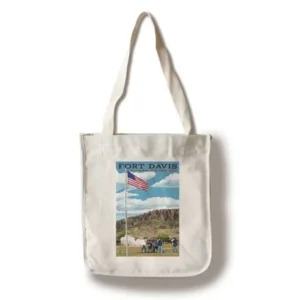 Texas - Fort Davis National Historic Site - Lantern Press Artwork (100% Cotton Tote Bag - Reusable)