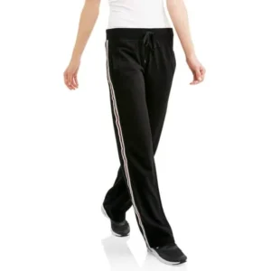 Women's Active Fleece Sweatpant with Athletic Stripes