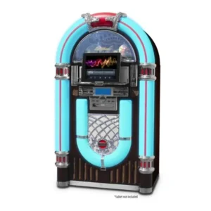 Electrohome Kinsman Jukebox with CD Player, FM Radio, USB & SD Playback and MP3 Input - EAJUK500