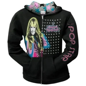 Hannah Montana - Airbrush Hannah Youth Hoodie - Youth Large