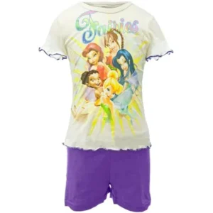 Disney Fairies - Sunburst Group Girls Juvy Shirt/Shorts Set