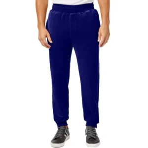 Sean John Mens Big & Tall Ribbed Trim Drawstring Track Pants