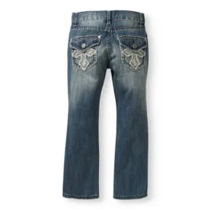 Boys' Straight Leg Fashion Denim With Embellished Back Pockets