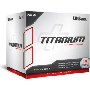 Wilson Titanium Golf Balls, 18 Pack