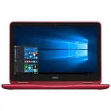 Dell - Inspiron 2-in-1 11.6" Touch-Screen Laptop - Intel Pentium - 4GB Memory - 500GB Hard Drive - Tango red