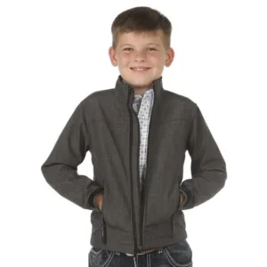 Roper Apparel Boys Grey Bonded Jacket