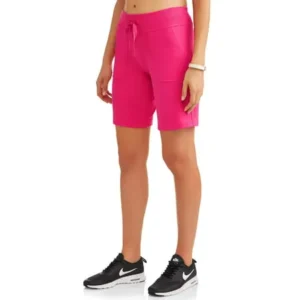 Athletic Works Women's Essential French Terry Bermuda Shorts