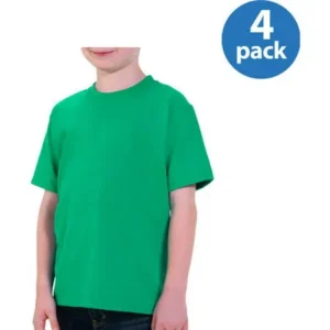 Fruit of the Loom Boys Short Sleeve Tee - Your Choice 4-Pack