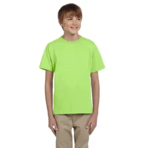 Fruit Of The Loom Tee Shirt 3931B Youth 5.6 oz Heavy Cotton