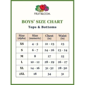 Fruit of the Loom Boys 4-18 Fleece Jogger Sweatpants