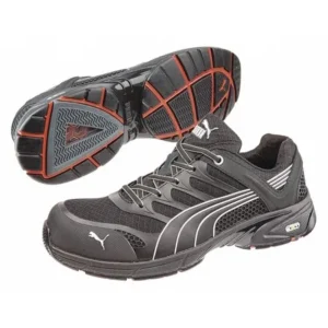 puma safety shoes 642585 sz: 11eee athletic style work shoes, blk, 11, mens, pr