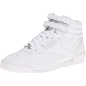 Reebok Freestyle Hi Classic Shoe (Little Kid/Big Kid), White/White, 6.5 M US Big Kid