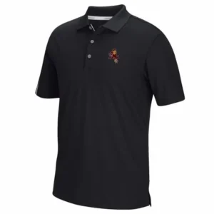 Arizona Sun Devils NCAA Adidas Men's Black Climalite Performance Polo Shirt