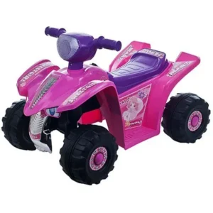 Ride On Toy Quad, Battery Powered Ride On Toy ATV Four Wheeler by Lilâ€™ Rider â€“ Ride On Toys for Boys and Girls, For 2 - 5 Year Olds (Pink and Purple)